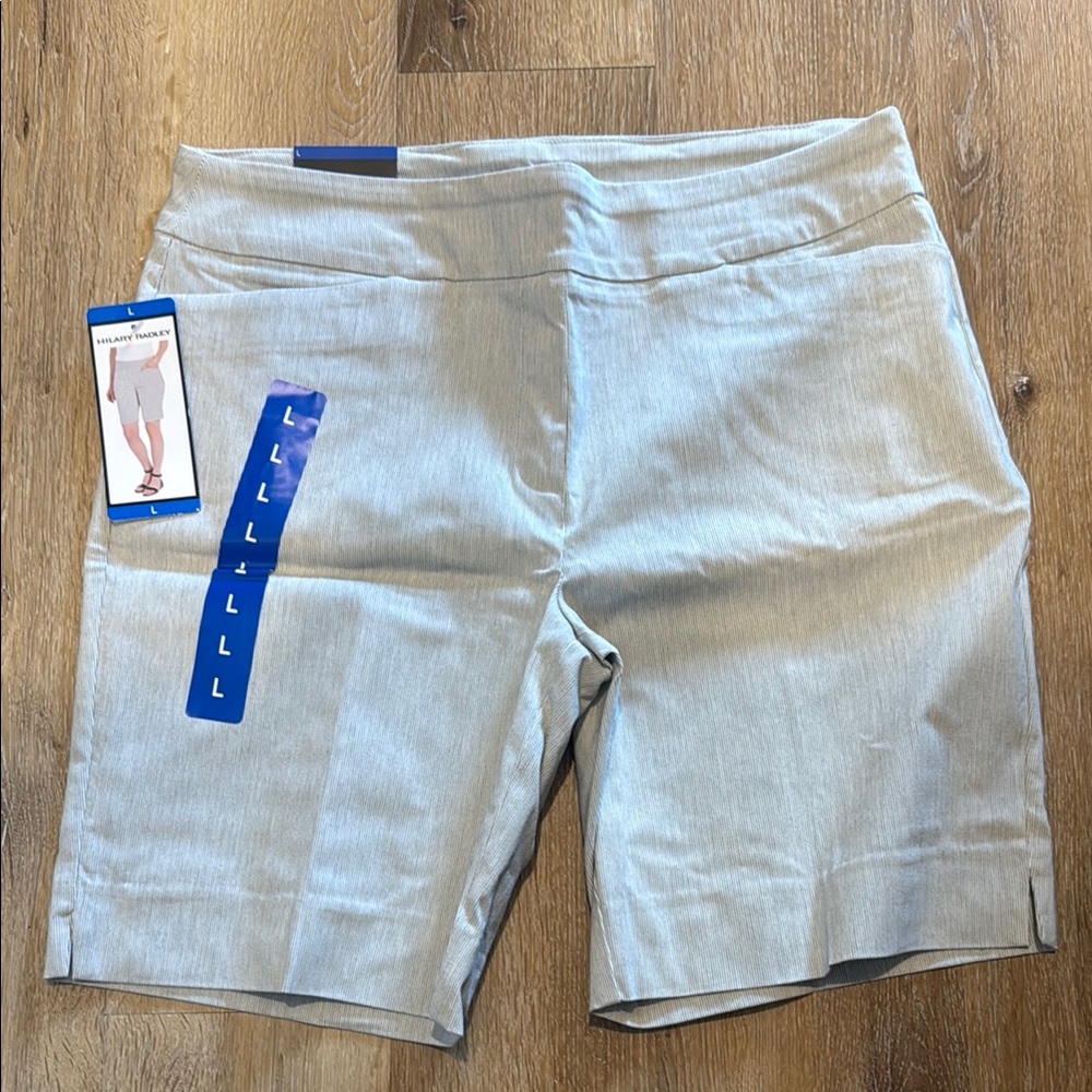 Hilary Radley Women's Gray Bermuda Shorts